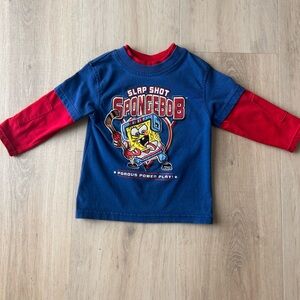 SpongeBob Y2K vintage long sleeve embroidered shirt